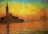 Claude Monet Venice Twilight Dusk painting